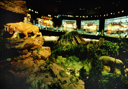 Design of worlds first hand-held museum tour guide, 3D virtual reality game, and exhibit graphics concept
