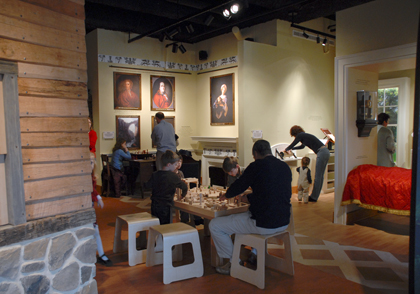 Exhibit and graphic design of interactive children's space for new visitor's center
