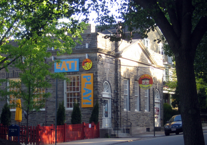 Interior concept, interior and exterior murals, and exterior signage